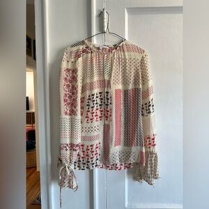 Derek Lam 10 Crosby patterned blouse